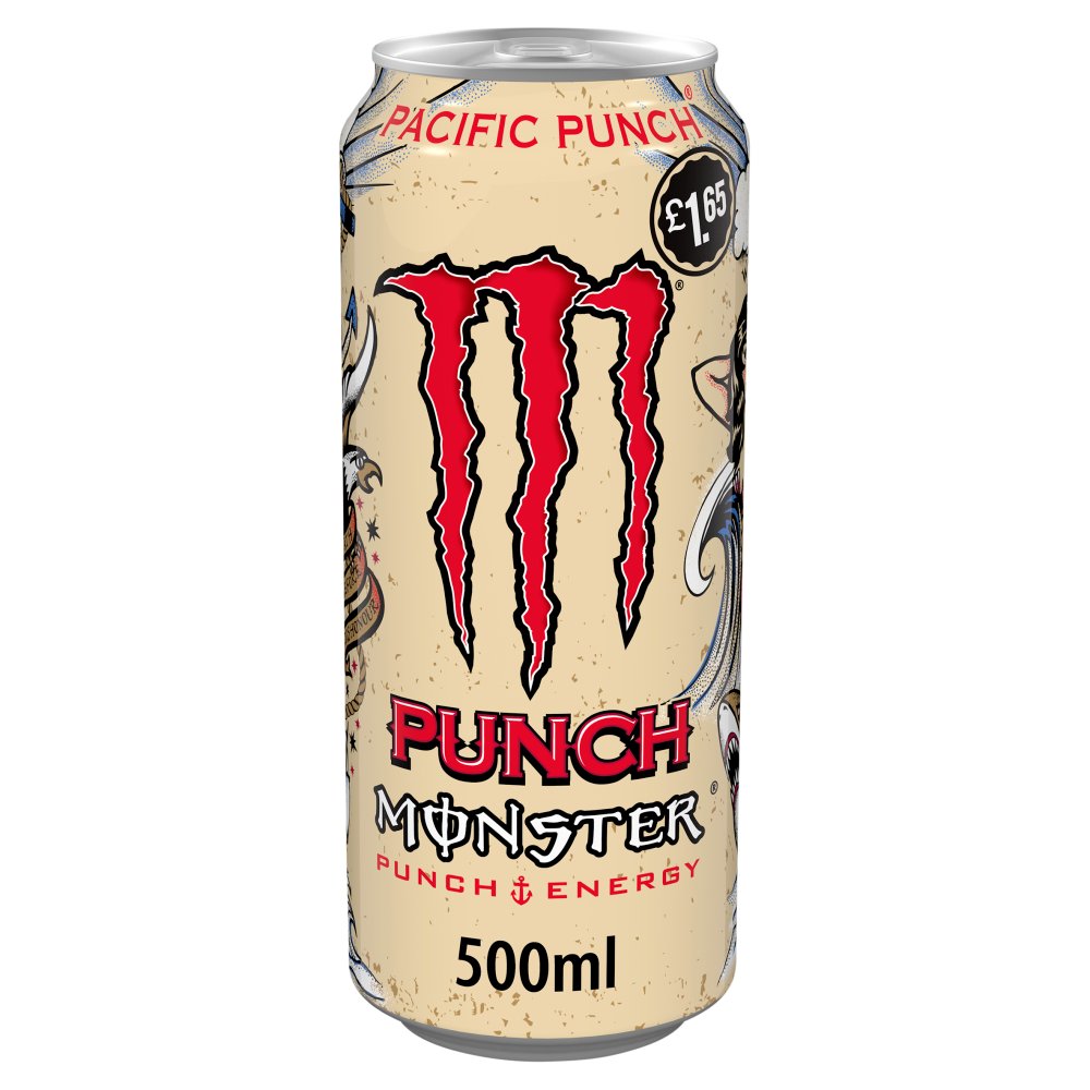 Monster Energy Drink Pacific Punch 12 x 500ml PM £1.65