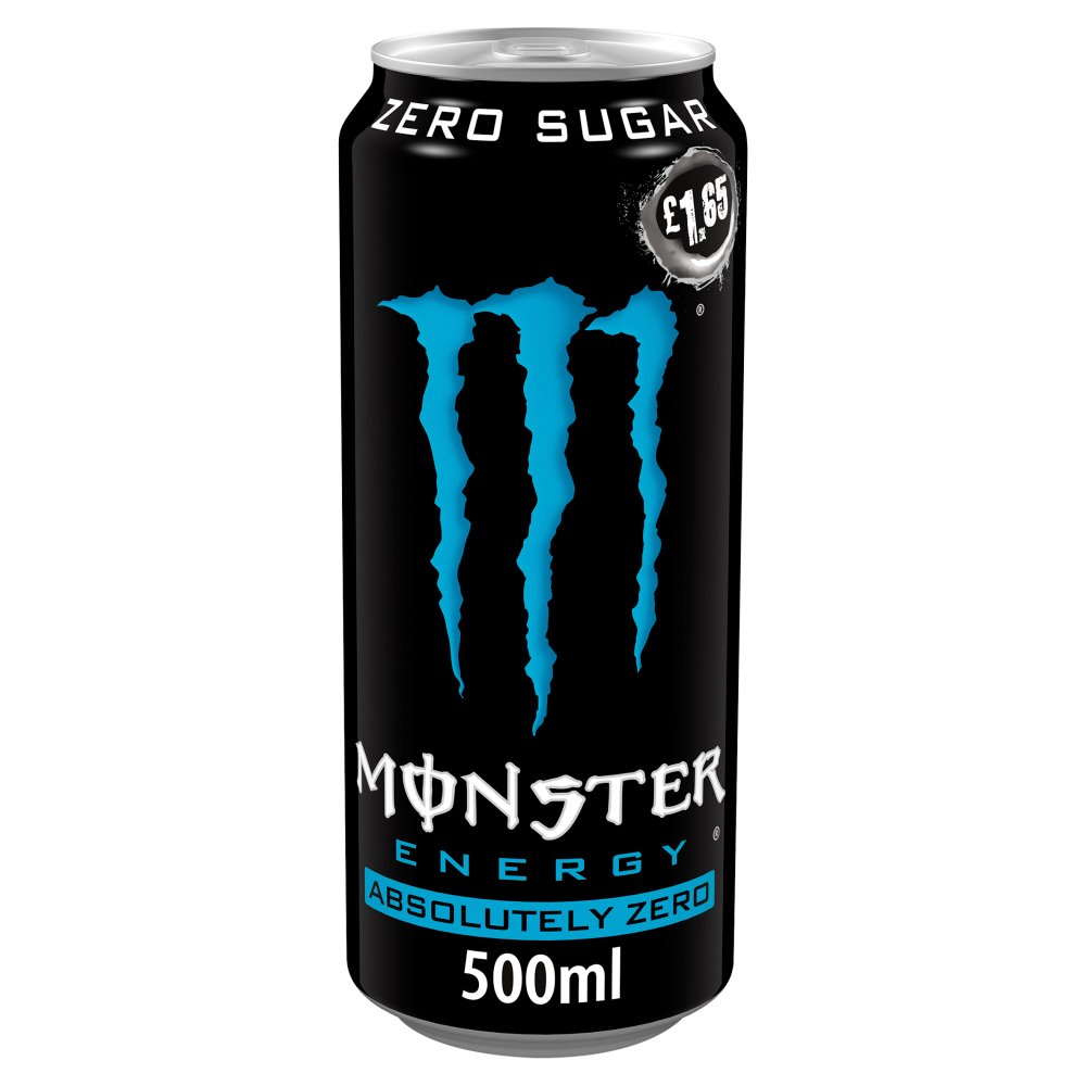 Monster Energy Drink Absolutely Zero Sugar 500ml PM £1.65