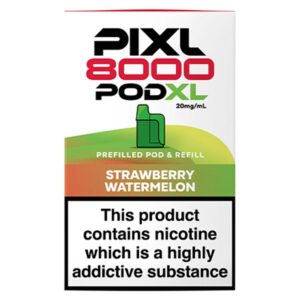 Pixl 8000 Pod XL Strawberry Watermelon Prefilled Pod & Refill 20mg/ml