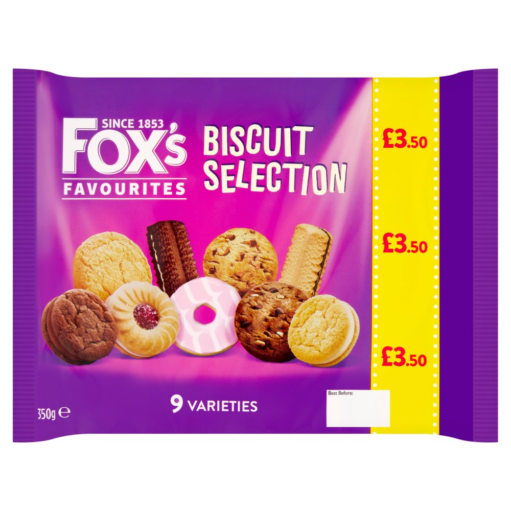 Fox's Favourites 9 Varieties Biscuit Selection 350g