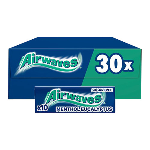 Airwaves Chewing Gum Menthol & Eucalyptus x10 Pieces