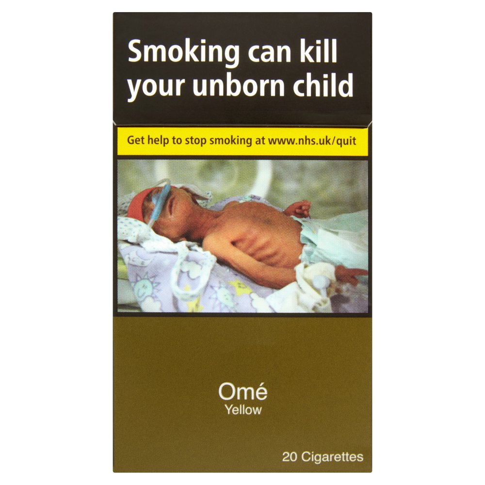 Omé Yellow 20 Cigarettes
