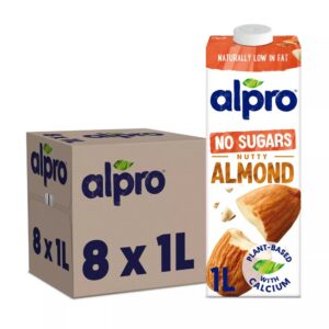 Alpro Almond No Sugar Long Life Dairy Free Drink 1L