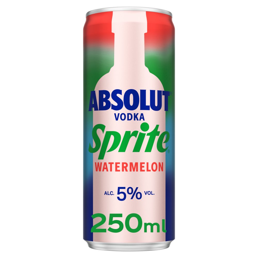 Absolut Vodka & Sprite Watermelon 250ml Pre-Mixed Can
