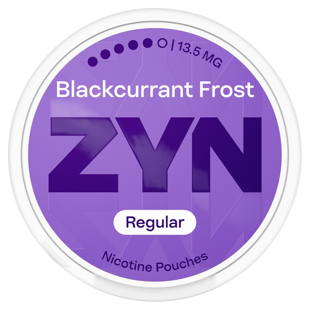 ZYN Regular Blackcurrant Frost Nicotine Pouches 13.5mg