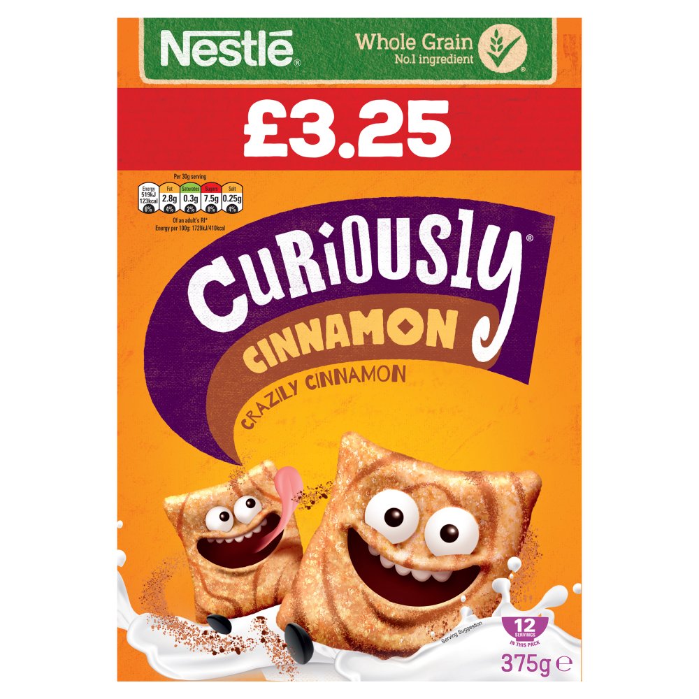 Nestlé Curiously Cinnamon Cereal 375g