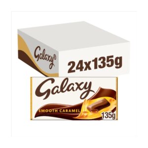 Galaxy Smooth Milk Chocolate Bar Caramel 135g