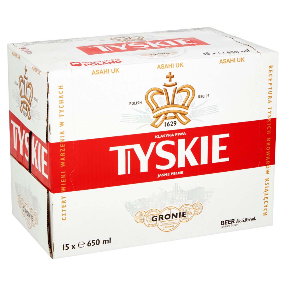 Tyskie Gronie Beer 15 x 650ml
