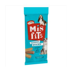 Misfits Nasher Sticks Adult Medium Dog Treats with Chicken and Beef 170g
