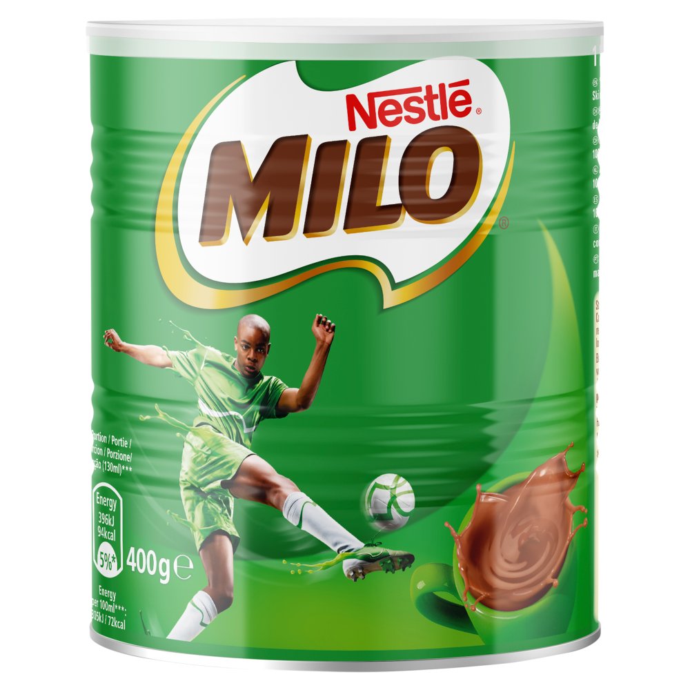 Milo Instant Malt Chocolate Drinking Powder Tin Ghanaian 400g