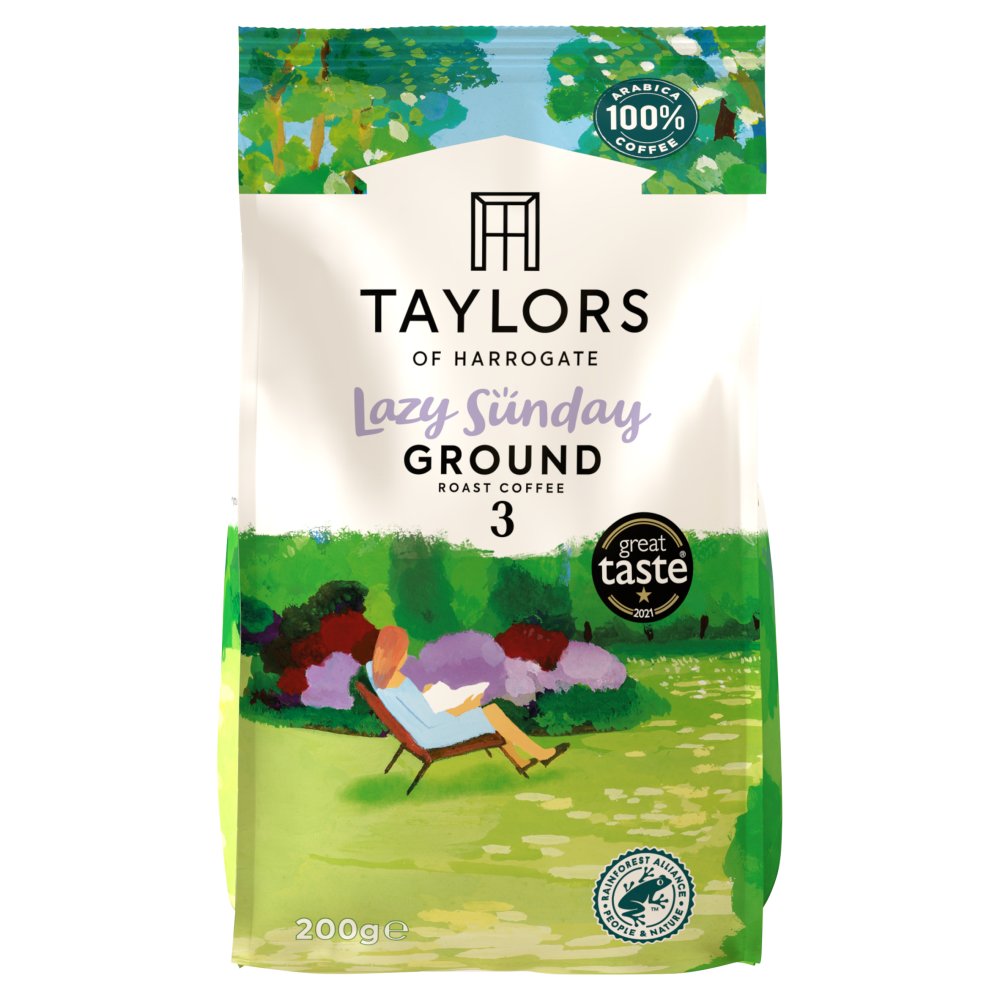 Taylors of Harrogate Lazy Sunday Roast Ground Coffee 200g
