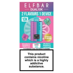 Elfbar Dual 10K 2 Flavours 1 Device Purple Edition
