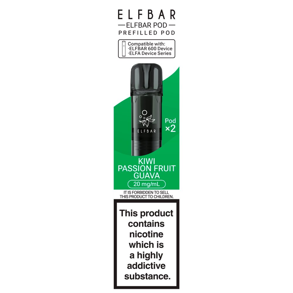 Elfbar Pod Prefilled Pod Kiwi Passion Fruit Guava 20mg/ml
