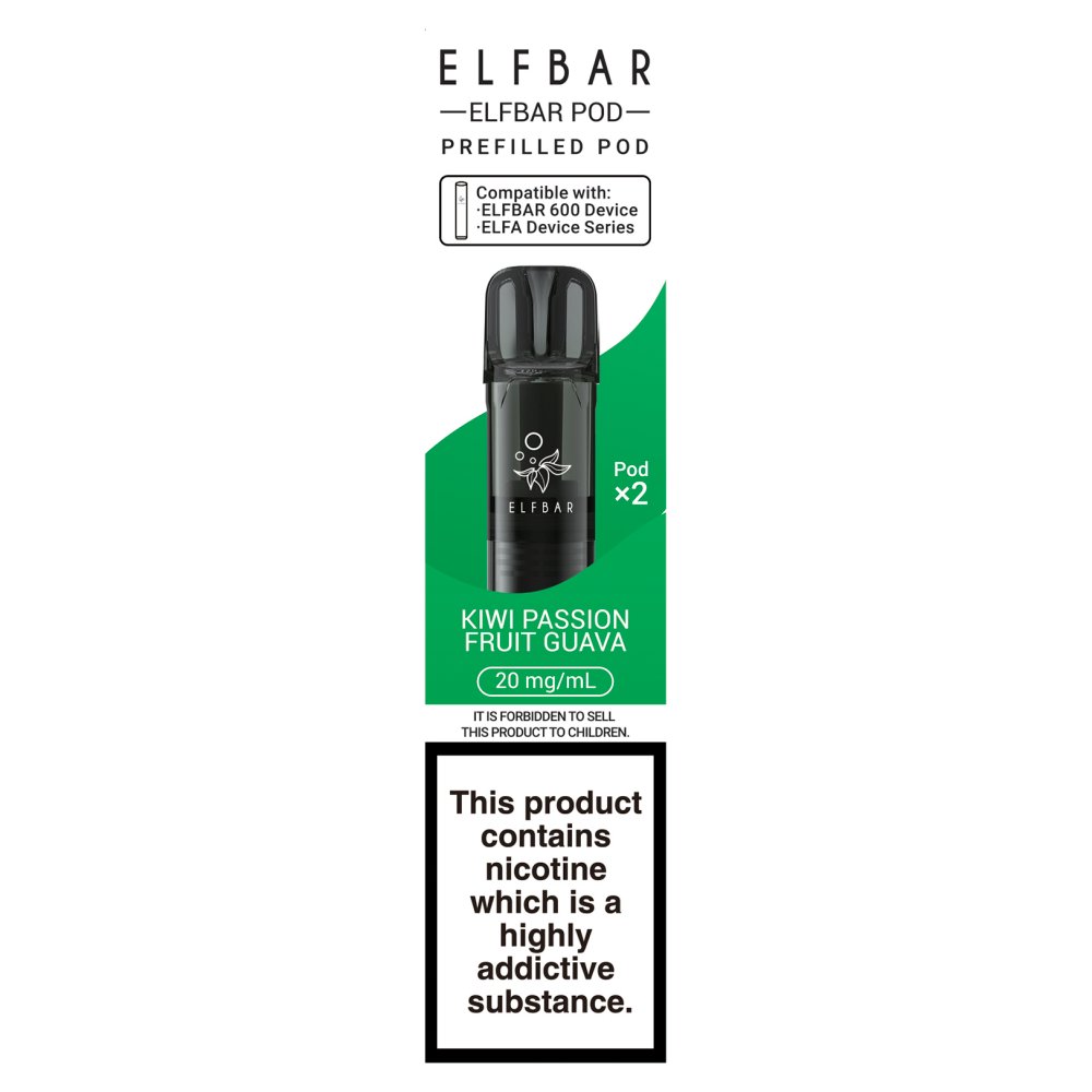 Elfbar Pod Prefilled Pod Kiwi Passion Fruit Guava 20mg/ml