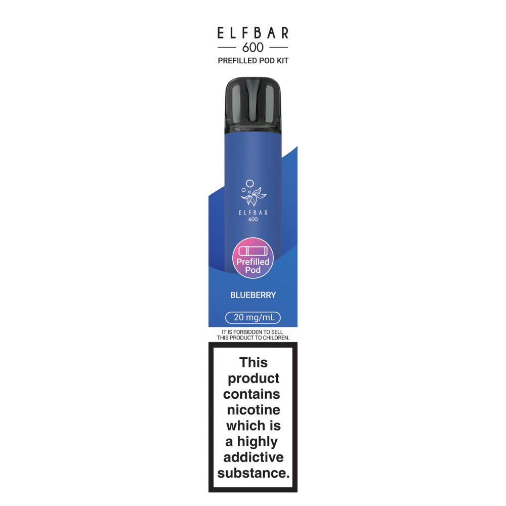 Elfbar 600 Blueberry Prefilled Pod Kit 20mg/ml