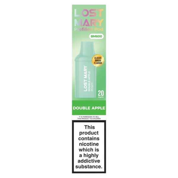 Lost Mary Classic BM600 Double Apple Prefilled Pod 20mg/ml