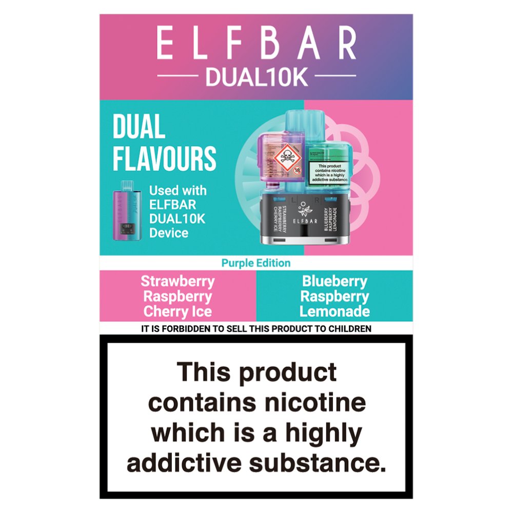Elfbar Dual 10K Purple Edition