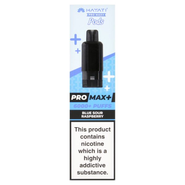 Hayati Pro Max+ Blue Sour Raspberry Pods 20mg