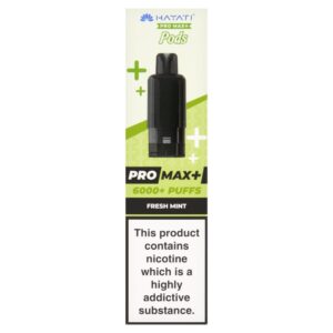 Hayati Pro Max+ 6000+ Puffs Fresh Mint Pods