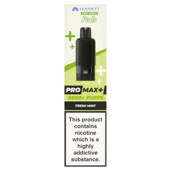 Hayati Pro Max+ 6000+ Puffs Fresh Mint Pods