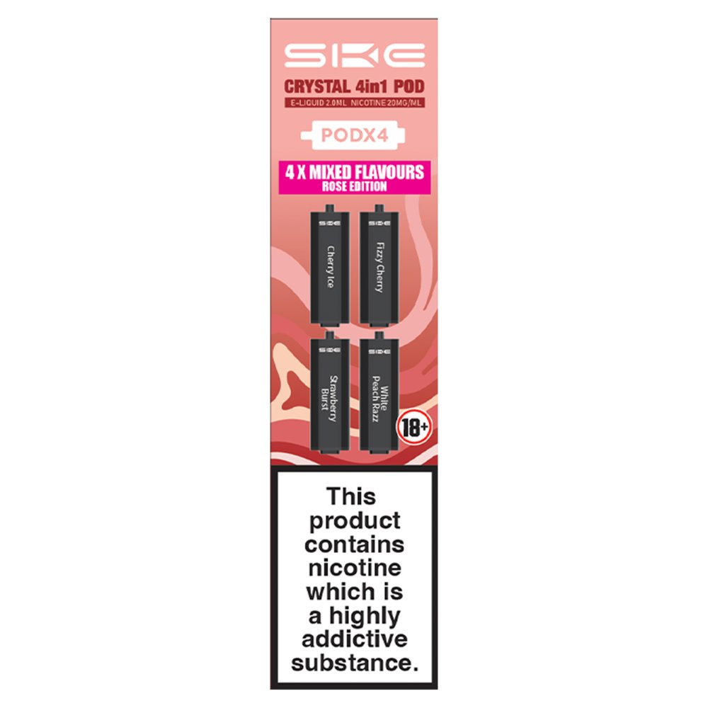 SKE Crystal 4in1 Pod Mixed Flavours Rose Edition