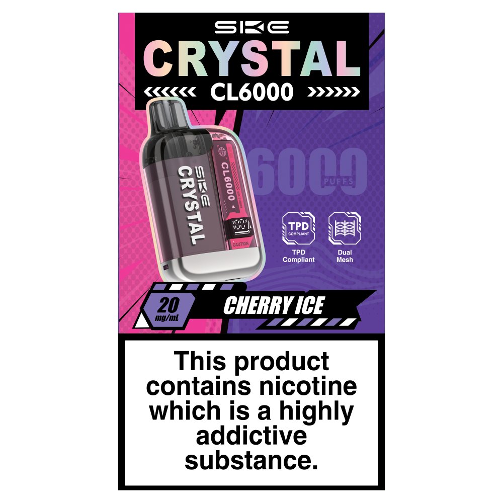 SKE Crystal CL6000 Cherry Ice 20mg/ml