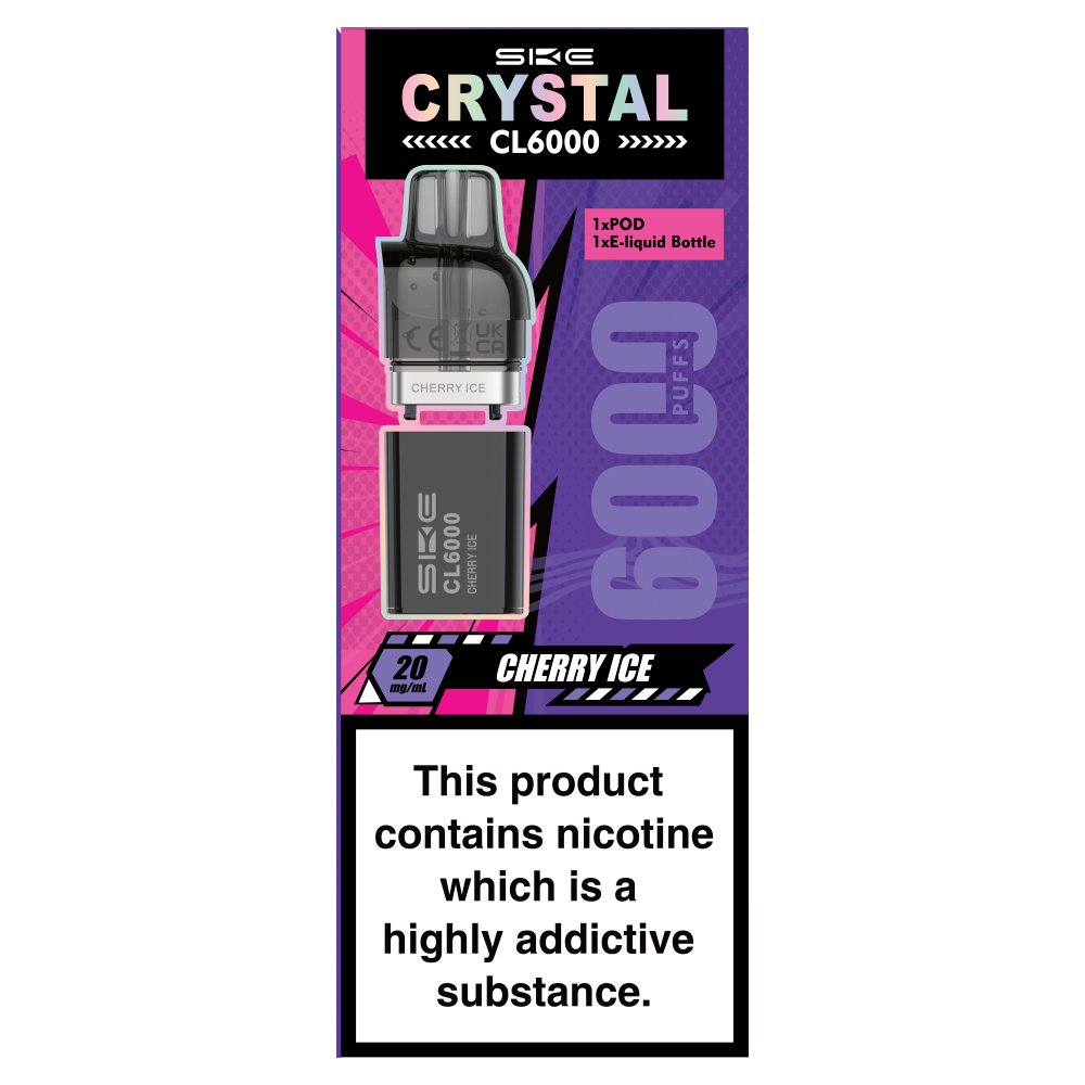 SKE Crystal CL6000 Cherry Ice 20mg/ml