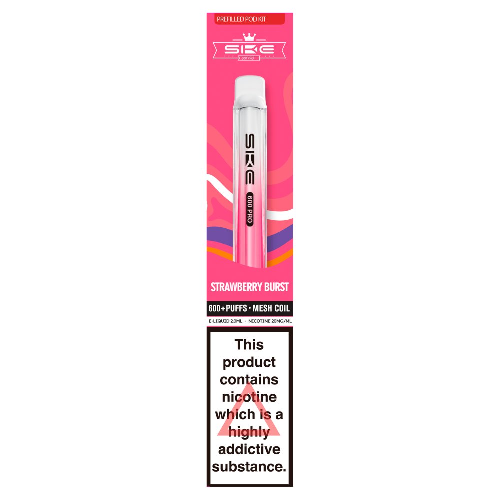 SKE 600 Pro Strawberry Burst Prefilled Pod Kit