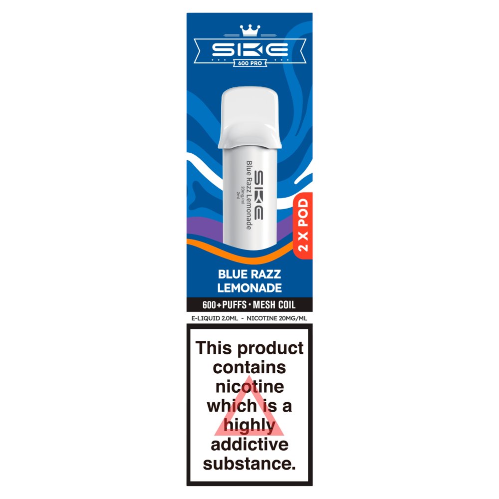 SKE 600 Pro 2 Prefilled Pods Blue Razz Lemonade