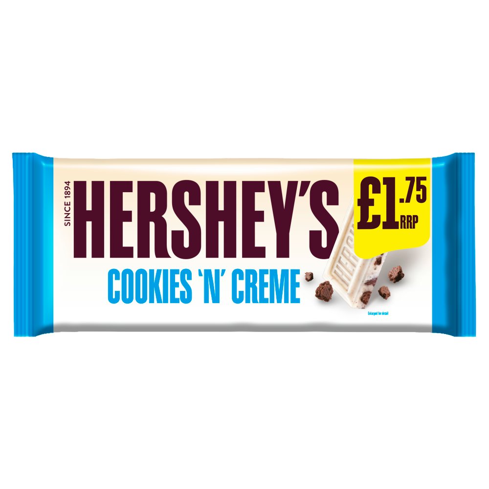 Hershey's Cookies 'N' Creme Bar £1.75 PMP 90g