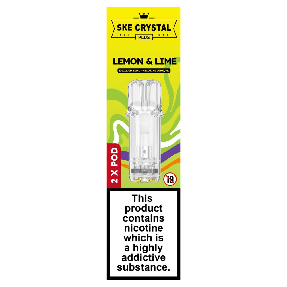 SKE Crystal Plus Lemon & Lime 2 Pod 20mg