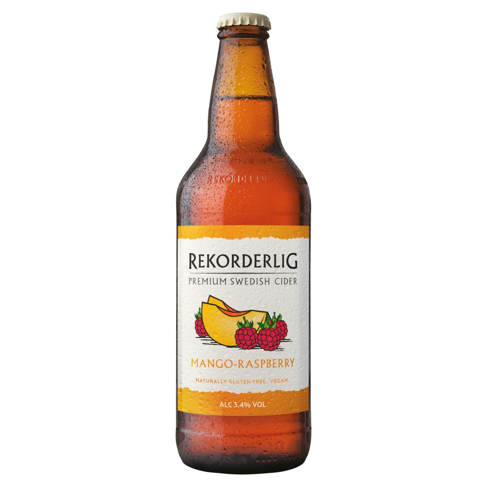 Rekorderlig Mango-Raspberry Premium Fruit Cider Bottle 500ml