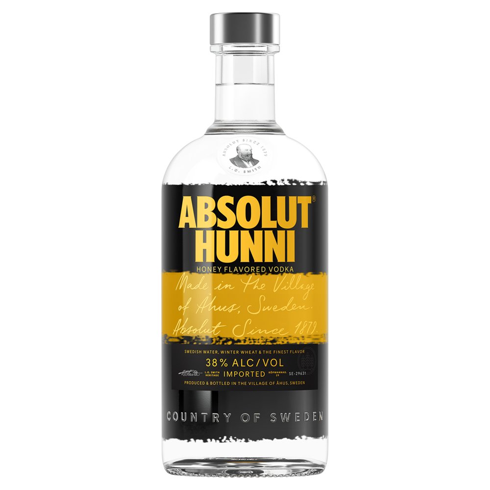 Absolut Hunni Honey Flavoured Vodka 70cl