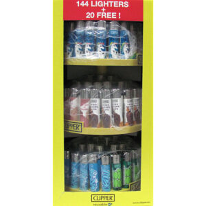 Clipper Printed Design 3 Tier Carousel Display 144 +20 FOC