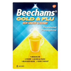 Beechams All In One Tablets, Cold & Flu Relief with Paracetamol, 16s