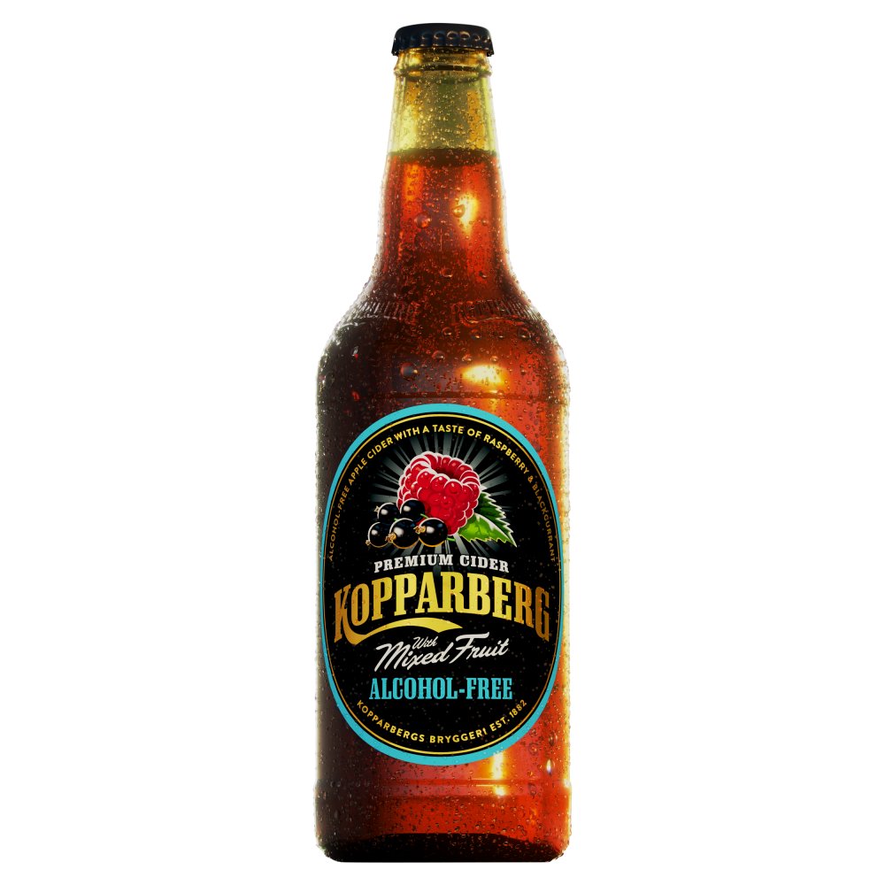 Kopparberg Premium Cider Alcohol-Free with Mixed Fruit 500ml