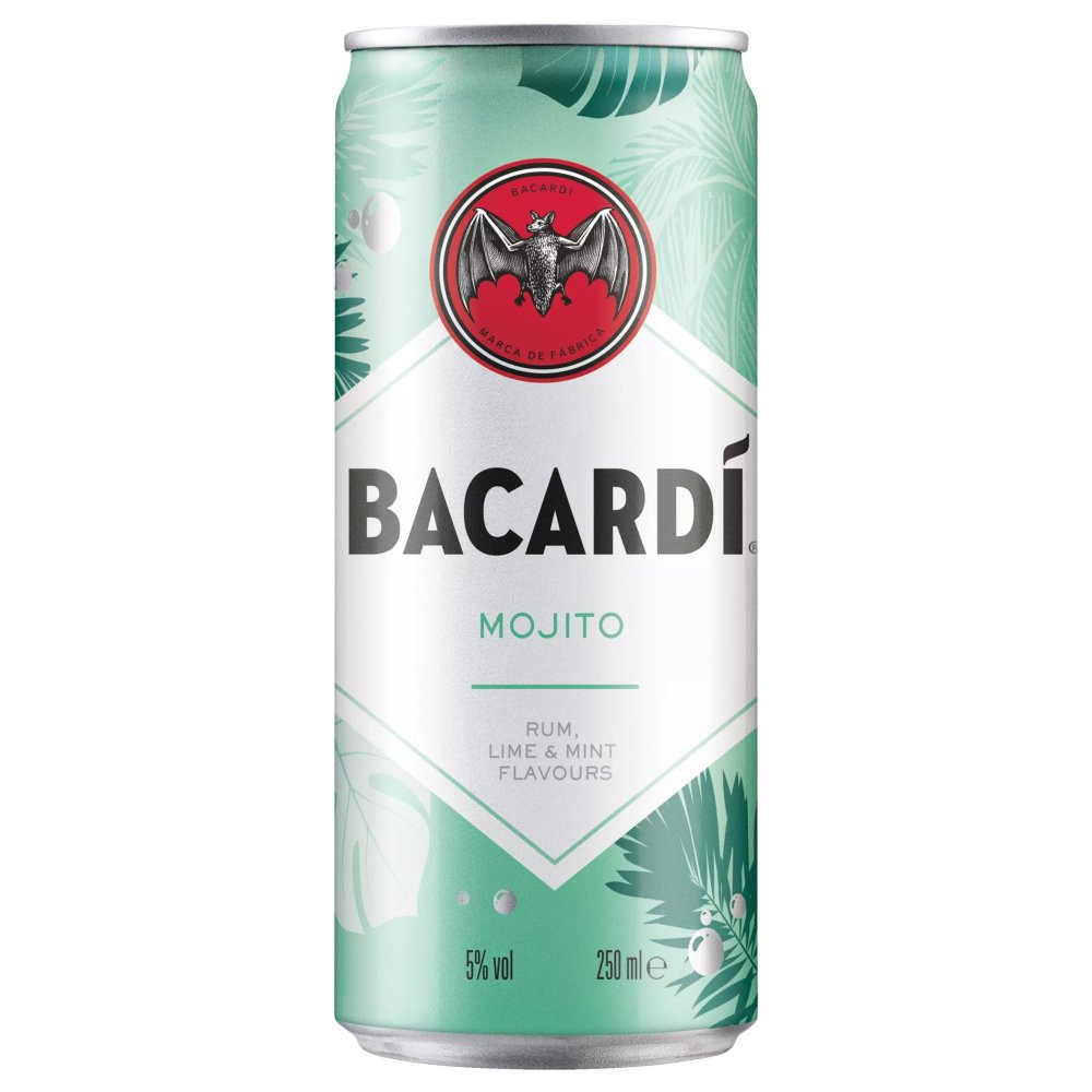 BACARDÍ Mojito Premix Rum Cocktail, 25cl