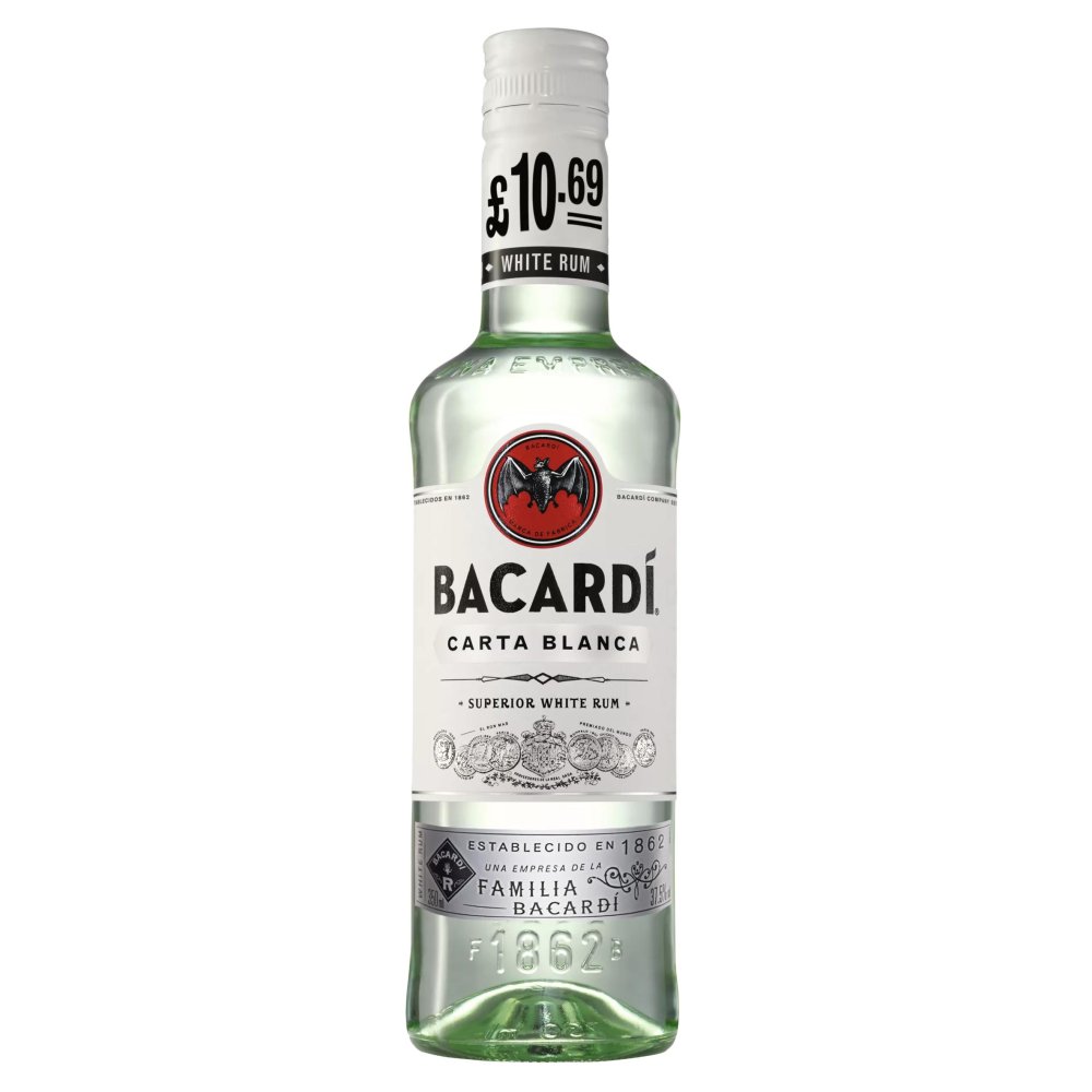 BACARDÍ Carta Blanca Superior White Rum, 35cl