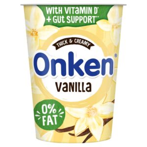 Onken 0% Fat Vanilla Yogurt 450g