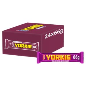 Yorkie DUO Raisin & Biscuit Chocolate Bar 66g