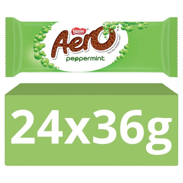 Aero Bubbly Peppermint Chocolate Bar 36g