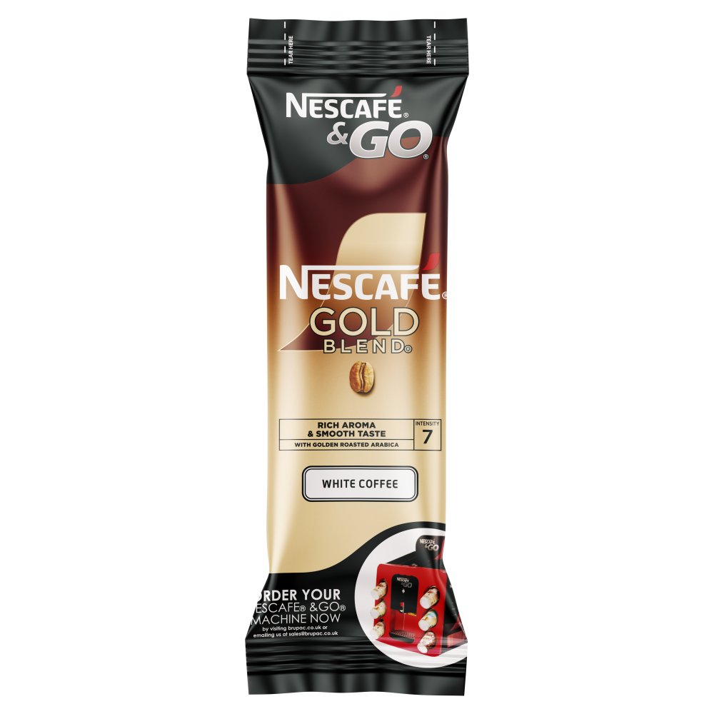 Nescafé & Go Gold Blend White Coffee 8 x 7.2g