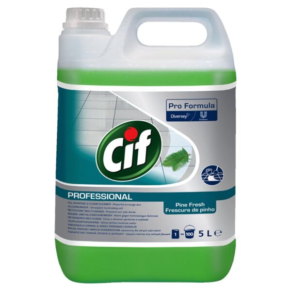 Cif Pro Formula Professional All Purpose & Floor Cleaner Pine Fresh 5L