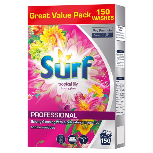 Surf Tropical Lily & Ylang Ylang Professional Washing Powder 7.5kg 150 Washes