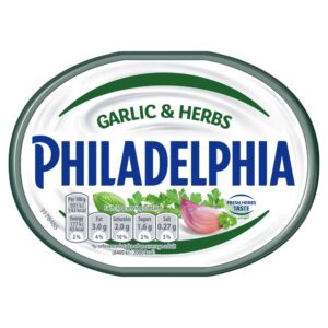 Philadelphia Garlic & Herbs Soft Cream Cheese 165g