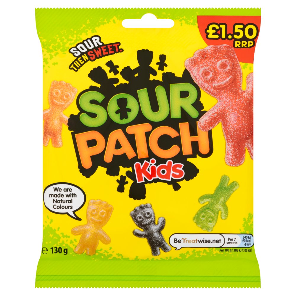 Sour Patch Kids Sweets Bag £1.50 PMP 130g