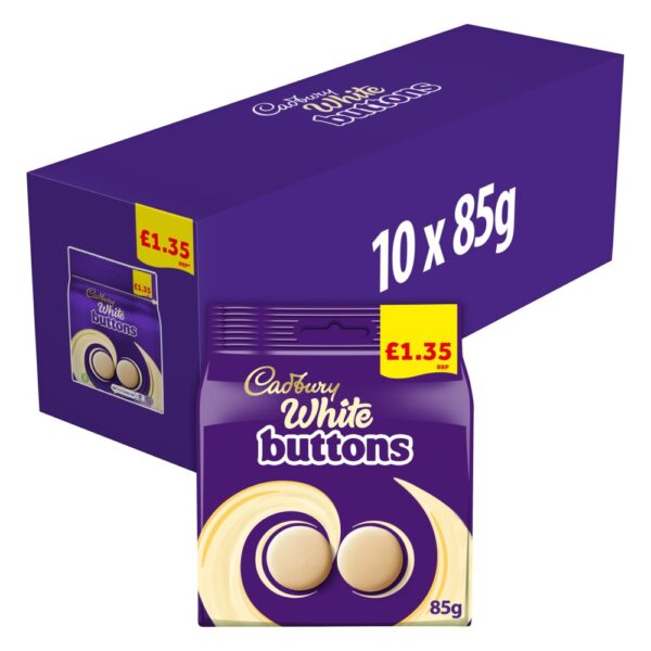 Cadbury White Buttons 85g