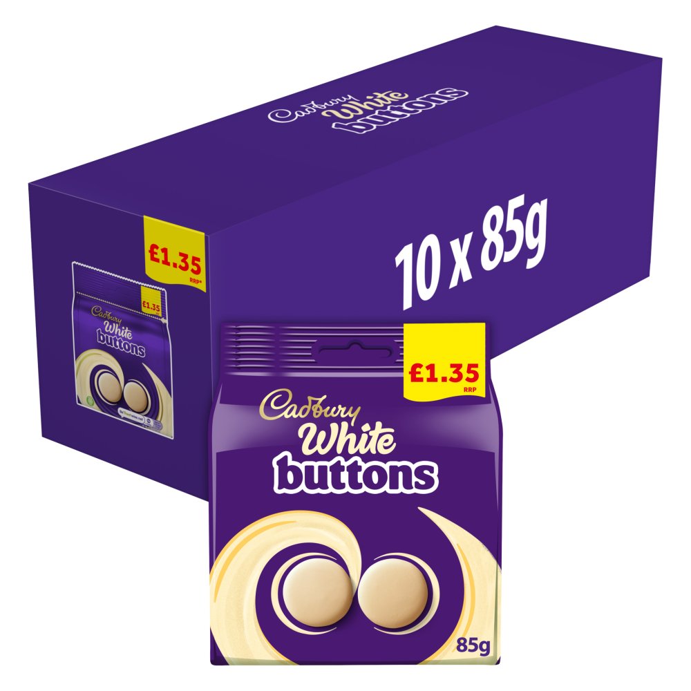 Cadbury White Buttons 85g
