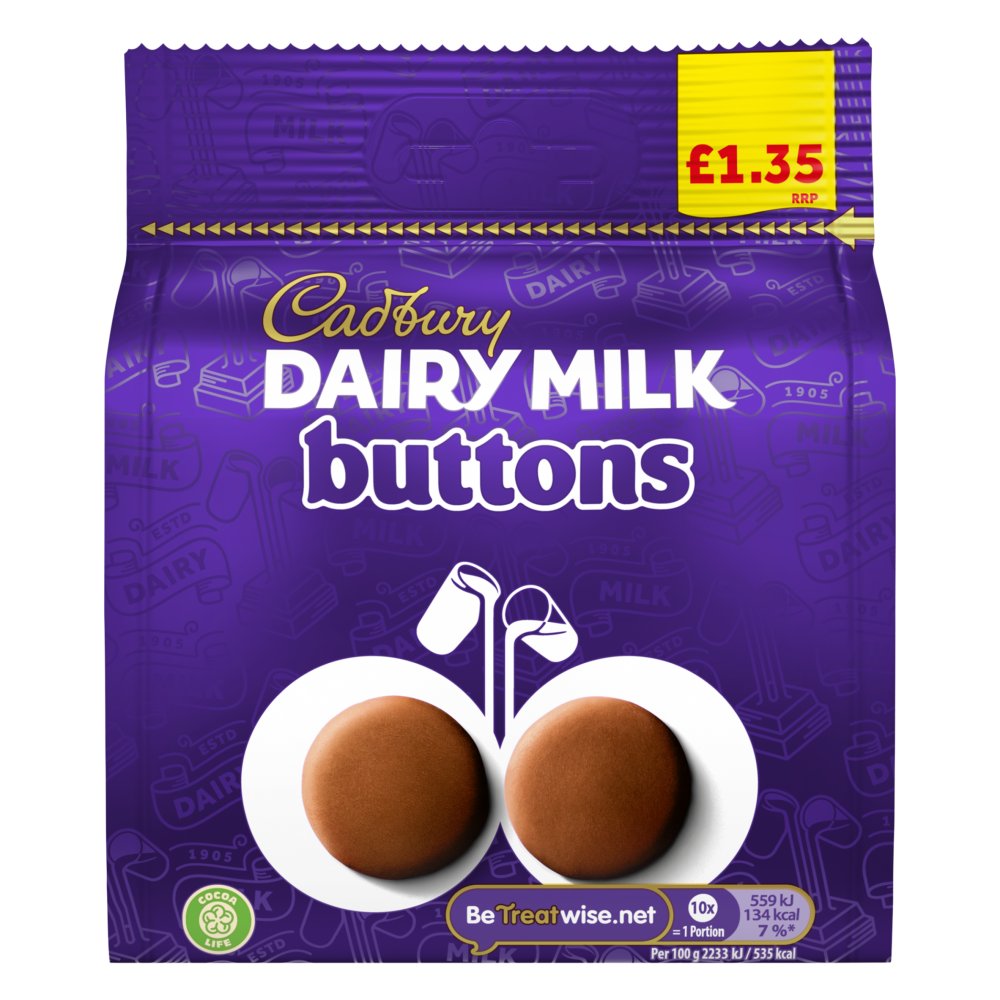 Cadbury Dairy Milk Buttons 85g
