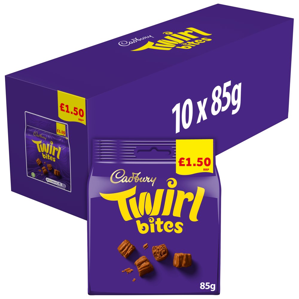 Cadbury Twirl Bites Chocolate Bag £1.50 PMP 85g